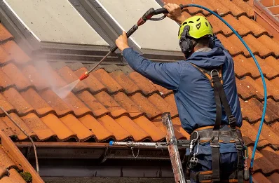 Démoussage et hydrofuge de toiture à Sacey